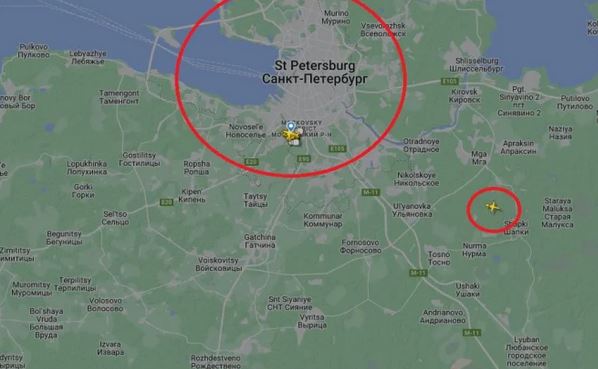 Паника над Санкт Петербург! Затвориха небето в радиус от 200 км заради НЛО КАРТИ