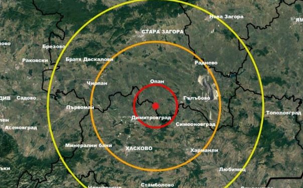 Извънредно! Силно земетресение в България, усетиха го и в Турция КАРТА