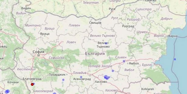 Земетресение пак люшна България
