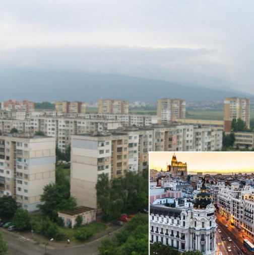 Люлин ми е Мадрид! Цените на панелките в столичния квартал удариха в земята имотите в испанската столица: