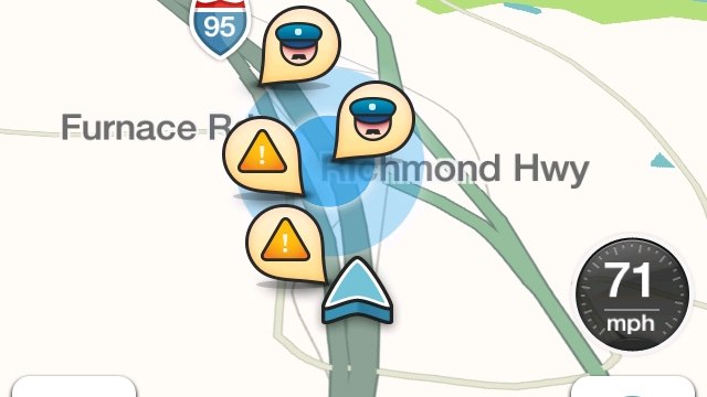 Waze премахва опцията за докладване на скрита полиция