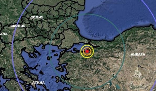 Земята се разтресе още по-силно, усети се и у нас КАРТА