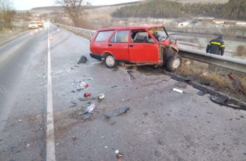 Извъредно! Много тежка катастрофа, мъж е
